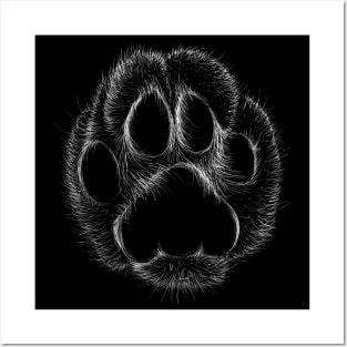 Cat Paw Posters and Art